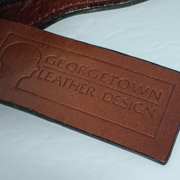 Georgetown Leather Design Brown Vintage Briefcase Rare - Picture 4 of 15